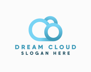 Modern Cloud Software  logo design