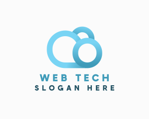 Modern Cloud Software  logo design