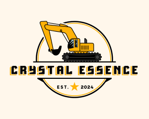 Backhoe Excavator Machinery logo design