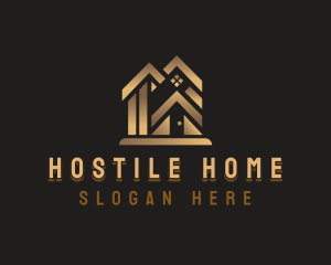 Deluxe Home Roofing logo design