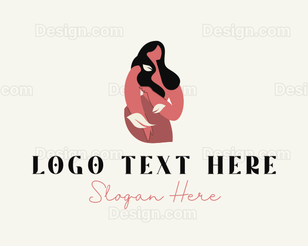 Natural Nude Woman Logo