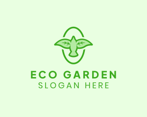 Organic Leaf Bird logo