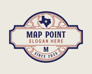 Texas Geography Map logo
