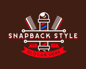 Barber Styling Comb  logo design