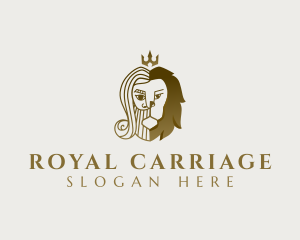 Royal King Lion logo design