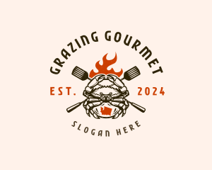 Seafood Crab Grill logo design