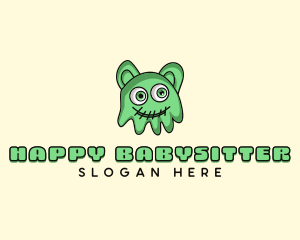 Slime Jelly Monster logo design