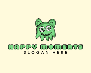 Slime Jelly Monster logo design