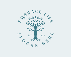 Tree Woman Wellness logo design