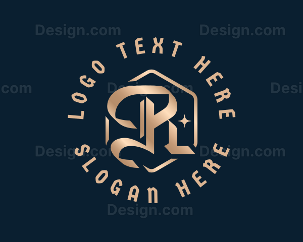 Classic Gothic Badge Logo