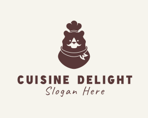 Bear Gourmet Chef logo design