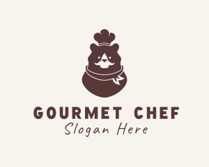 Bear Gourmet Chef logo design