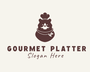 Bear Gourmet Chef logo design