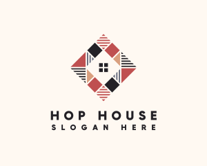 House Tile Flooring logo design