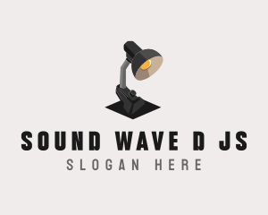 3D Desk Lamp logo design