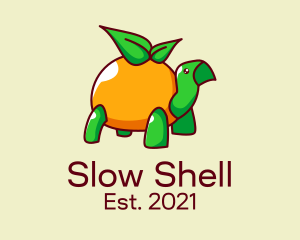 Tropical Orange Turtle  logo
