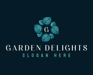 Botanical Leaf Gardening logo design