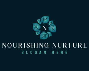 Botanical Leaf Gardening logo design