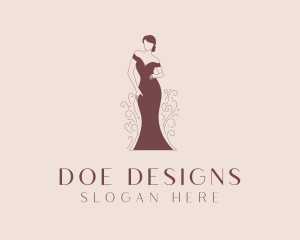 Fashion Designer Gown logo design