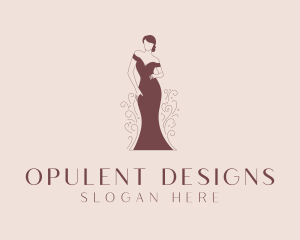 Fashion Designer Gown logo design