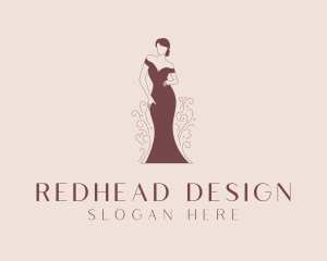 Fashion Designer Gown logo design