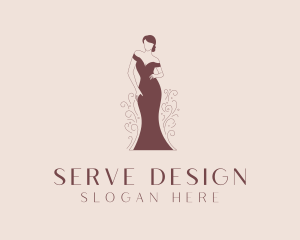 Fashion Designer Gown logo design