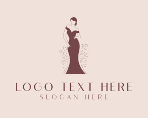 Fashion Designer Gown Logo