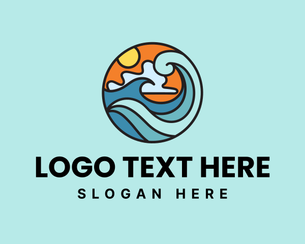 Seashore logo example 1