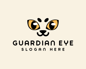 Animal Cat Eye logo design