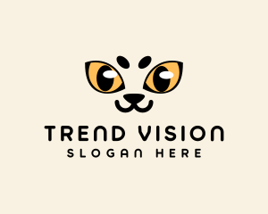 Animal Cat Eye logo design