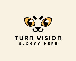 Animal Cat Eye logo design