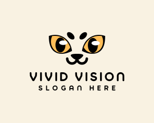 Animal Cat Eye logo design