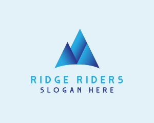 Mountain Hiking Adventure logo design