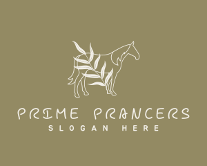 Vintage Horse Farm logo design