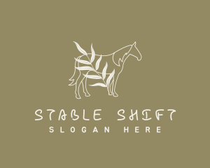 Vintage Horse Farm logo design