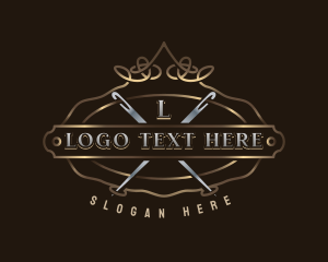 Elegant Needle Thread Logo