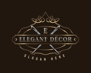 Elegant Needle Thread logo design