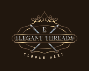 Elegant Needle Thread logo design