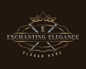 Elegant Needle Thread logo design