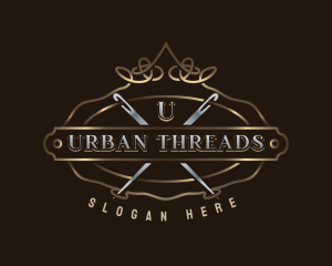 Elegant Needle Thread logo design