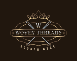 Elegant Needle Thread logo design