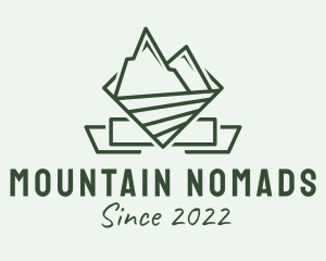 Mountain Nature Camping  logo design