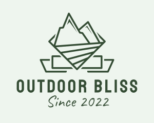 Mountain Nature Camping  logo design