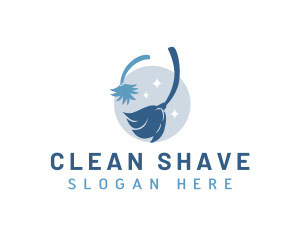 Sanitation Cleaning Housekeeper logo design