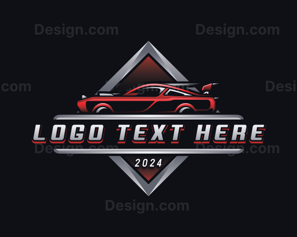 Car Racing Garage Logo