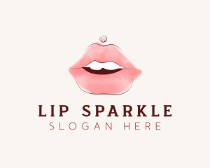 Mouth Beauty Lipstick  logo design