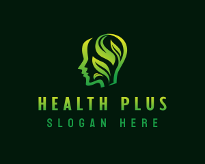  Mental Health Leaf logo design