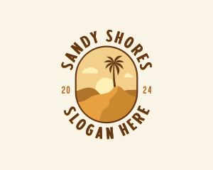 Sand Desert Dunes logo design