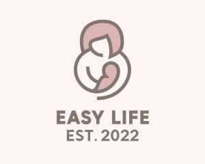 Mother & Child Breastfeed logo design