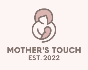 Mother & Child Breastfeed logo design